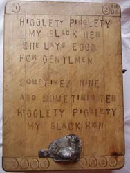 higglety pigglety - unusual handmade cupboard made from chopping boards & kitchenalia