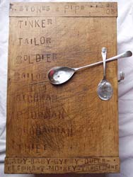 tinker tailor - unusual handmade cupboard made from chopping boards & kitchenalia