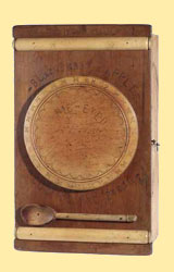 pie eyed - unusual handmade cupboard made from chopping boards & kitchenalia